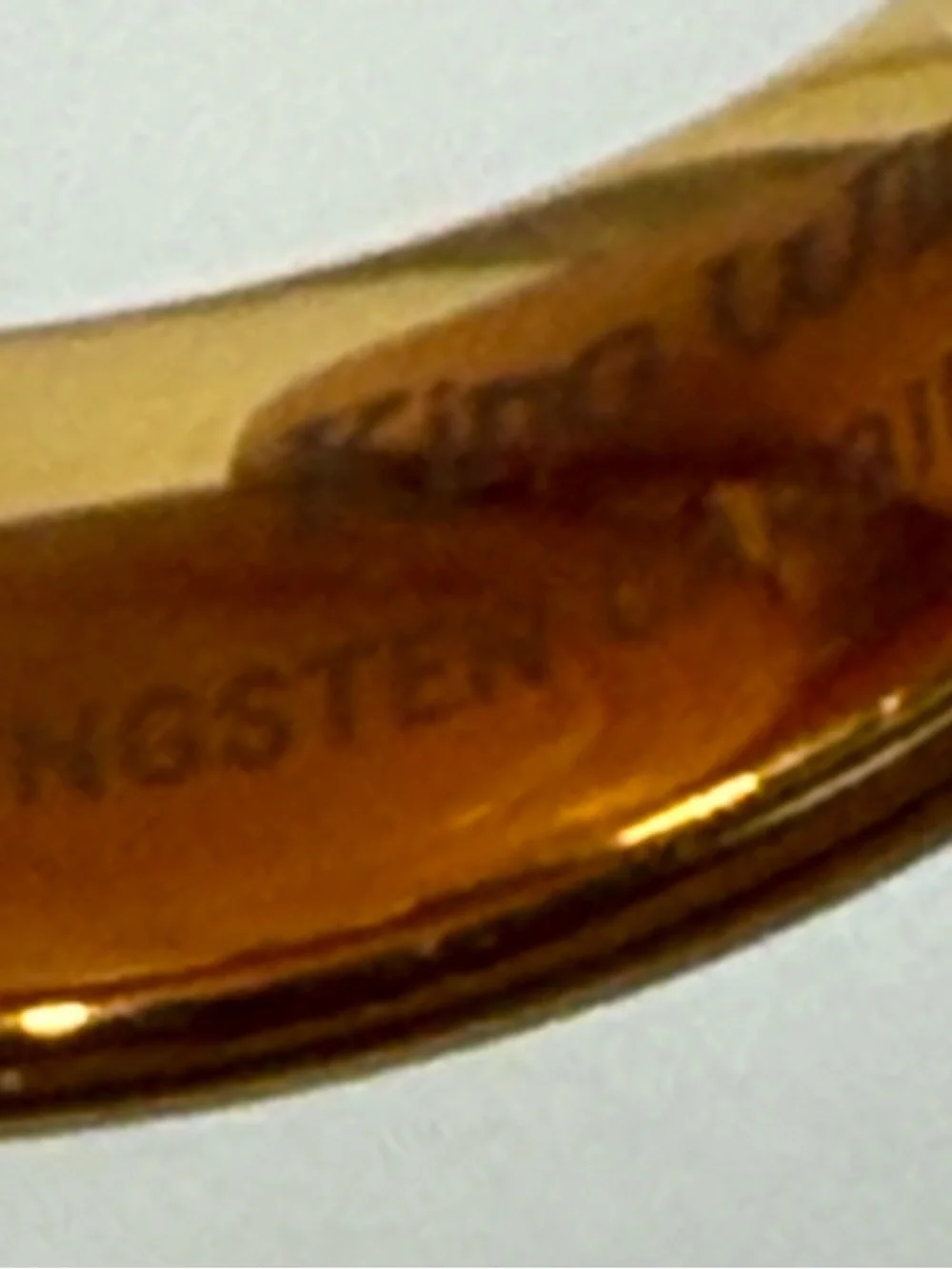 Tungsten shiny faceted